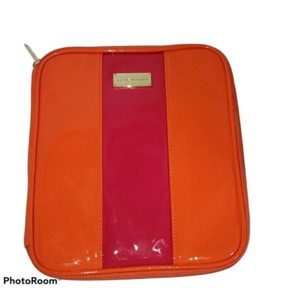 Steve Madden Case Tablet iPad Cases Accessory Orange Pink Zip Around - Picture 1 of 11